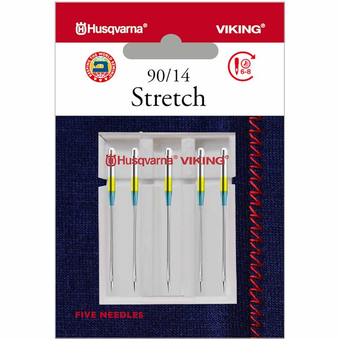 HUSQVARNA® VIKING® Stretch Needles Size 90/14 5-Pack