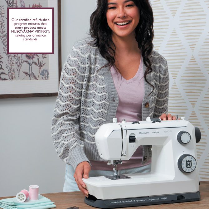 HUSQVARNA® VIKING® Refurbished ONYX™ 25 Sewing Machine - Image 2