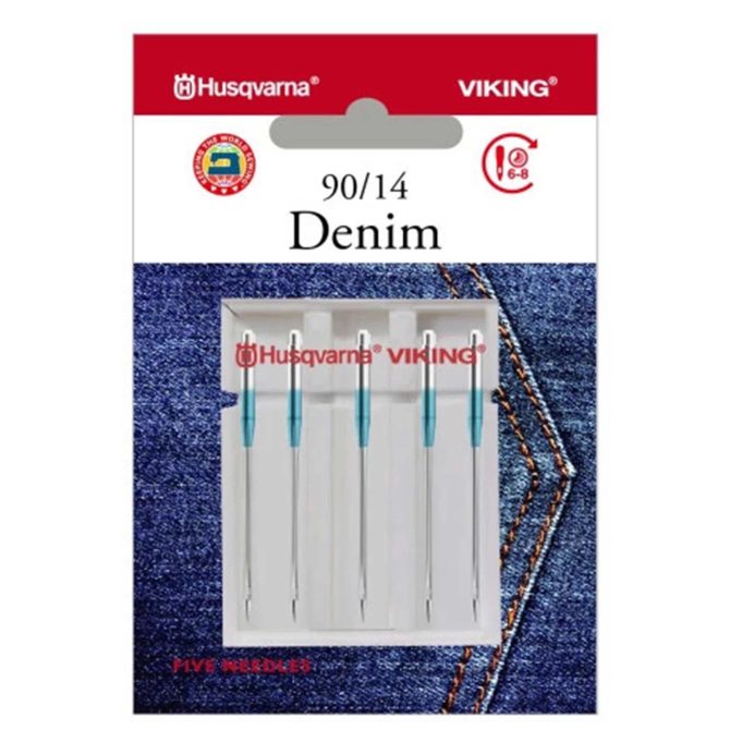 HUSQVARNA® VIKING® Denim Needles Size 90/14 5-Pack