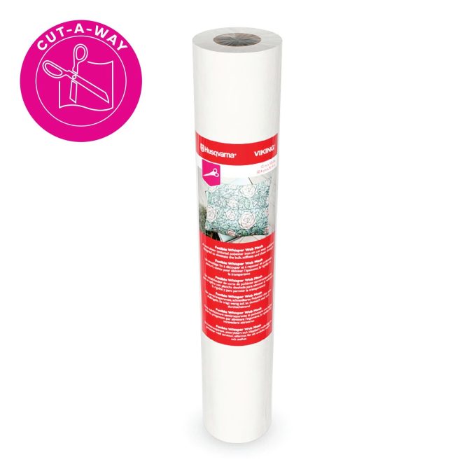 HUSQVARNA® VIKING® Fusible Whisper Web Mesh Stabilizer 12 Inches x 10 Yards