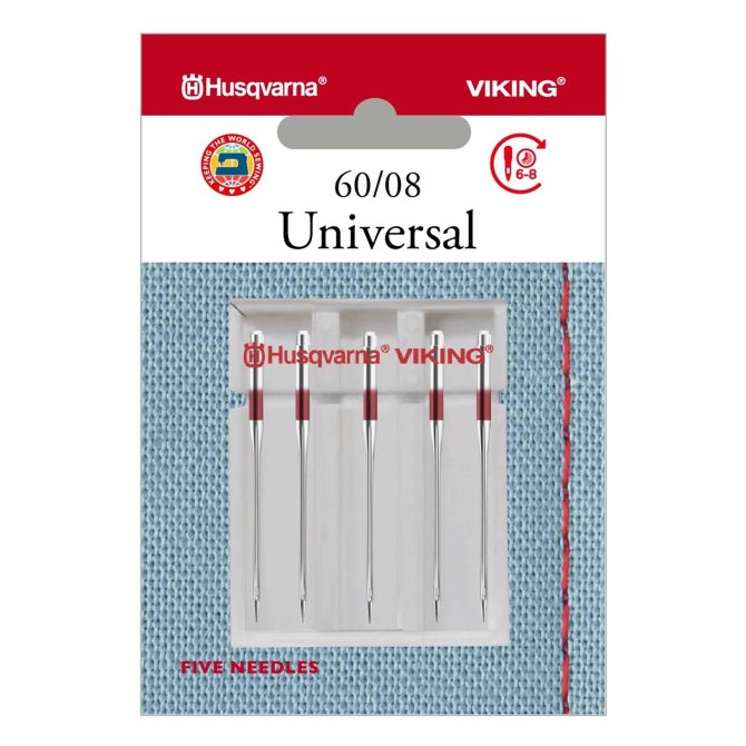 HUSQVARNA® VIKING® Universal Needles Size 60/08 5-Pack