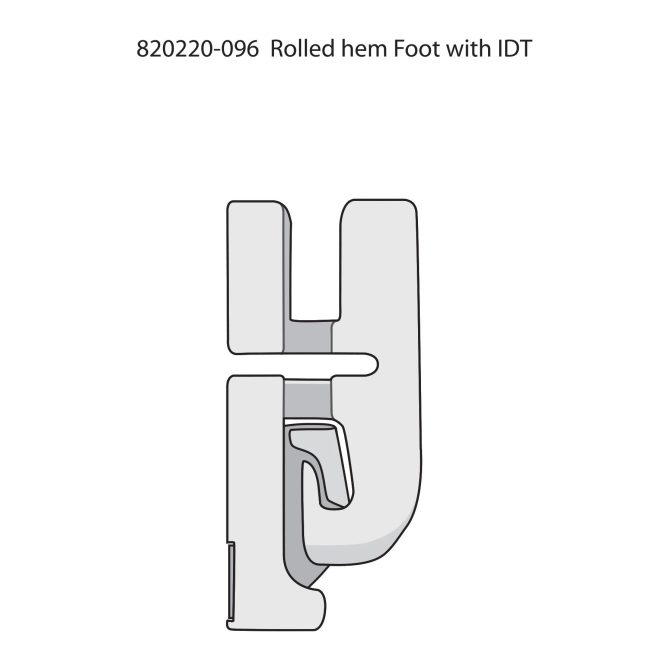 PFAFF® 2 mm Rolled Hem Foot - Image 2